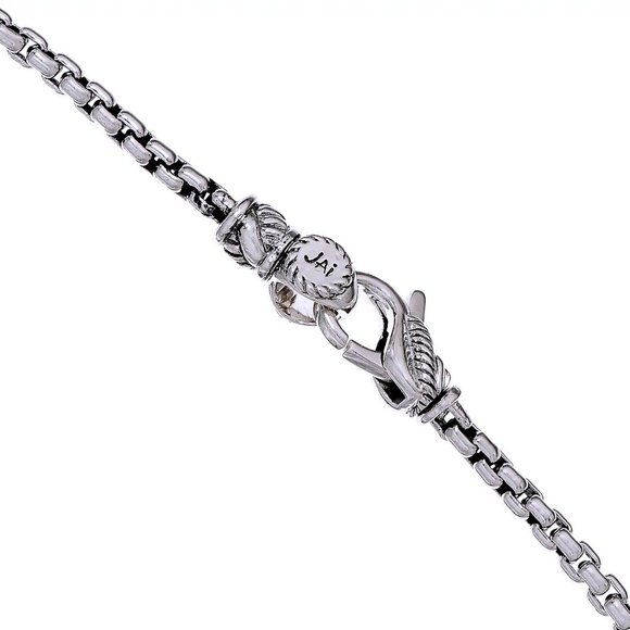 John Hardy JAI Box Chain 2.7mm Sterling Silver Bracelet - SMALL NIB - Picture 4 of 16